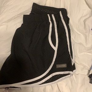 CK running shorts